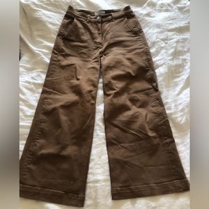 Everlane wide leg crop pants